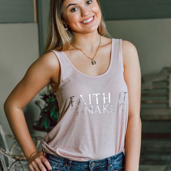 Faith It Till You Make It In Pink - Picture 2 of 7